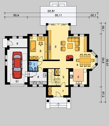 PARTER LK&532 - wersja lustrzana