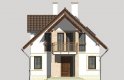 Projekt domu jednorodzinnego LK&533 - elewacja 1