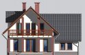 Projekt domu jednorodzinnego LK&534 - elewacja 3
