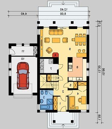 PARTER LK&534 - wersja lustrzana