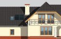 Projekt domu jednorodzinnego LK&539 - elewacja 4