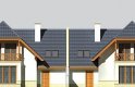 Projekt domu bliźniaczego LK&541 - elewacja 3