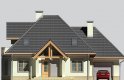 Projekt domu jednorodzinnego LK&542 - elewacja 3