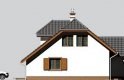 Projekt domu jednorodzinnego LK&544 - elewacja 4