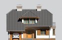 Projekt domu jednorodzinnego LK&544 - elewacja 1
