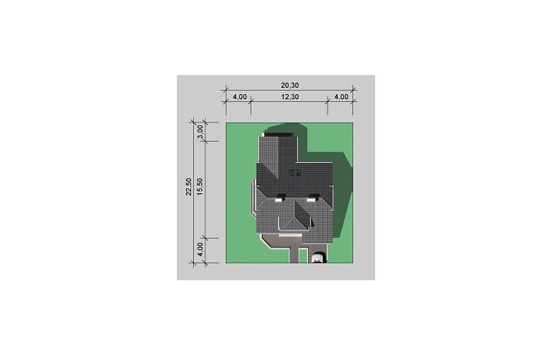 Projekt domu jednorodzinnego LK&544 - Usytuowanie