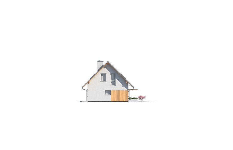 Projekt domu tradycyjnego Albit - elewacja 2