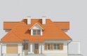 Projekt domu jednorodzinnego LK&551 - elewacja 1