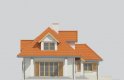 Projekt domu jednorodzinnego LK&551 - elewacja 2