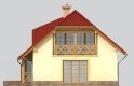 Projekt domu jednorodzinnego LK&553 - elewacja 4