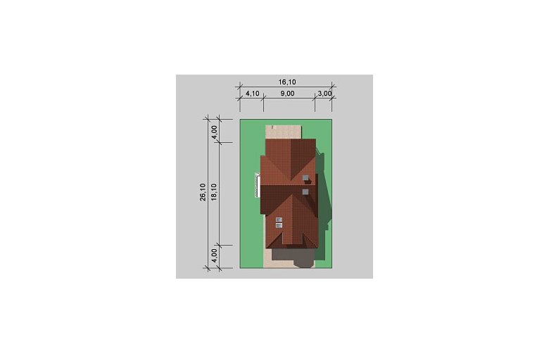 Projekt domu jednorodzinnego LK&559 - Usytuowanie