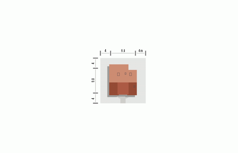 Projekt domu jednorodzinnego EPIZOD - Usytuowanie