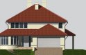 Projekt domu jednorodzinnego LK&567 - elewacja 1