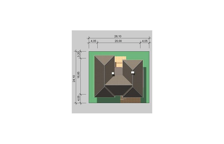 Projekt domu jednorodzinnego LK&574 - Usytuowanie