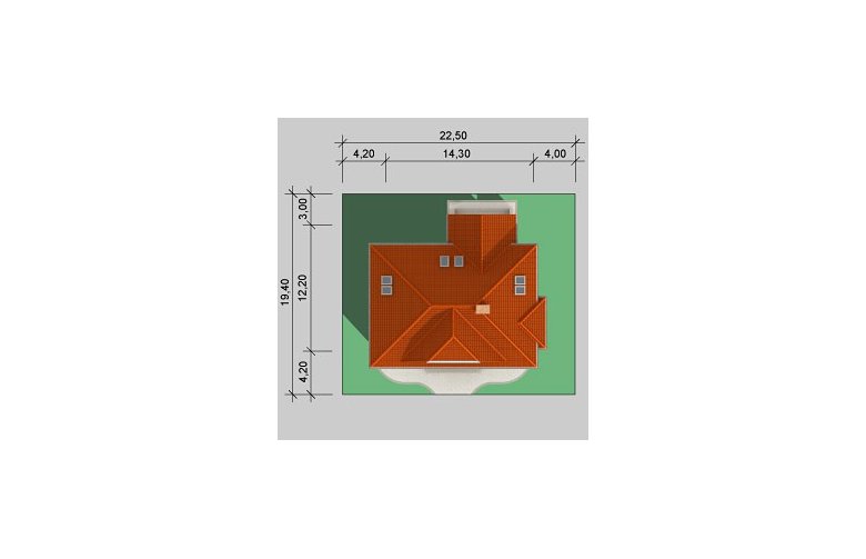 Projekt domu jednorodzinnego LK&579 - Usytuowanie