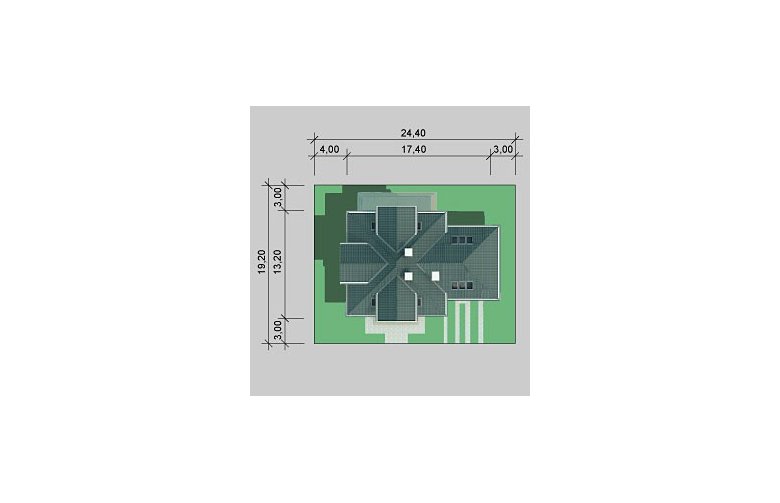 Projekt domu jednorodzinnego LK&582 - Usytuowanie