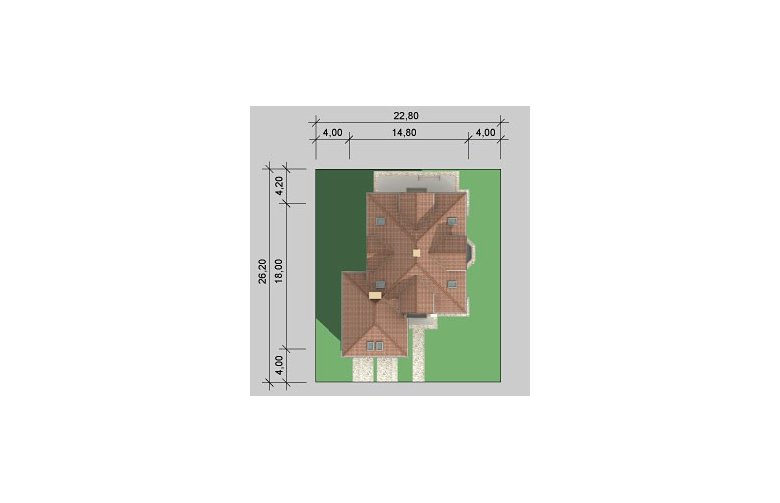 Projekt domu jednorodzinnego LK&584 - Usytuowanie