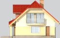 Projekt domu jednorodzinnego LK&585 - elewacja 4