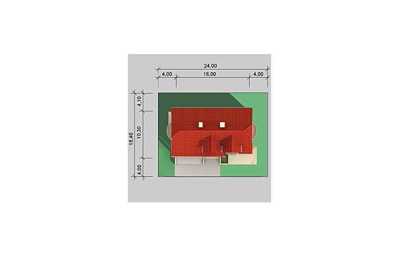 Projekt domu jednorodzinnego LK&585 - Usytuowanie