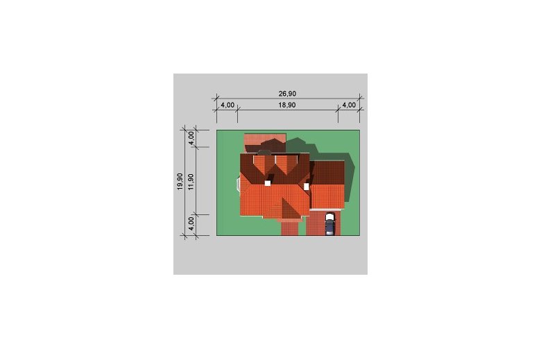 Projekt domu jednorodzinnego LK&586 - Usytuowanie