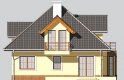 Projekt domu jednorodzinnego LK&587 - elewacja 3