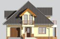 Projekt domu jednorodzinnego LK&587 - elewacja 1