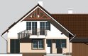 Projekt domu jednorodzinnego LK&588 - elewacja 1