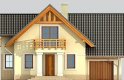 Projekt domu jednorodzinnego LK&591 - elewacja 1