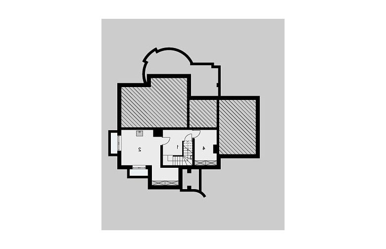 Projekt domu jednorodzinnego LK&593 - piwnica
