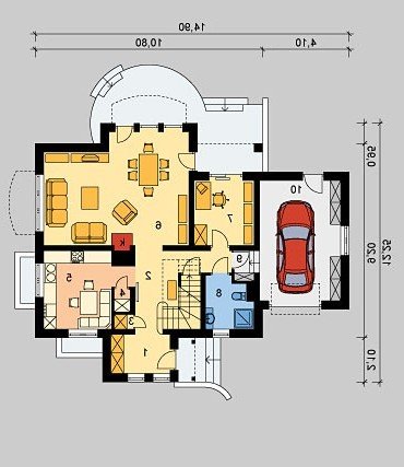 PARTER LK&593 - wersja lustrzana