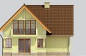 Projekt domu jednorodzinnego LK&595 - elewacja 3