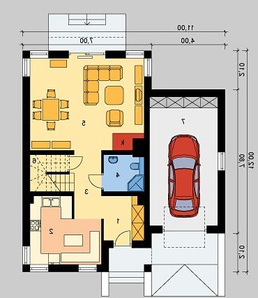 PARTER LK&595 - wersja lustrzana