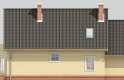 Projekt domu jednorodzinnego LK&597 - elewacja 3