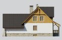 Projekt domu jednorodzinnego LK&599 - elewacja 4