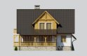 Projekt domu jednorodzinnego LK&599 - elewacja 1