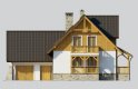 Projekt domu jednorodzinnego LK&599 - elewacja 2