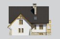 Projekt domu jednorodzinnego LK&599 - elewacja 3