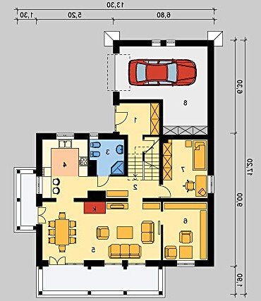 PARTER LK&599 - wersja lustrzana