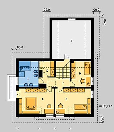 PODDASZE LK&599 - wersja lustrzana