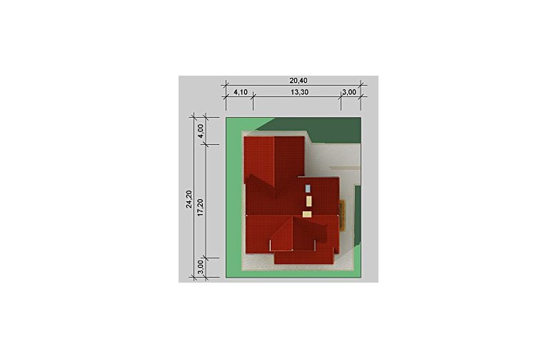 Projekt domu jednorodzinnego LK&599 - Usytuowanie