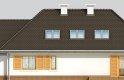 Projekt domu piętrowego LK&600 - elewacja 3