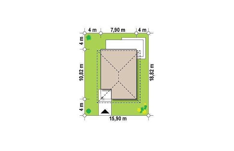 Projekt domu jednorodzinnego Z295 - Usytuowanie