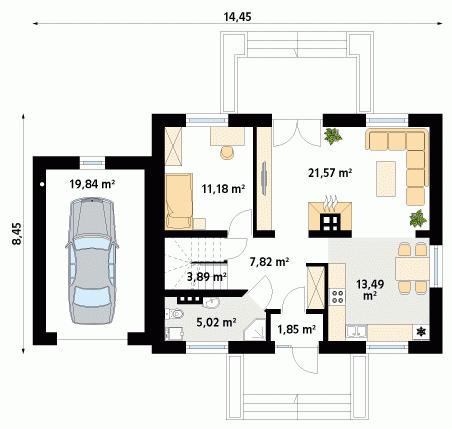 Rzut projektu Azalia 5