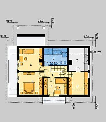 PODDASZE LK&603 - wersja lustrzana