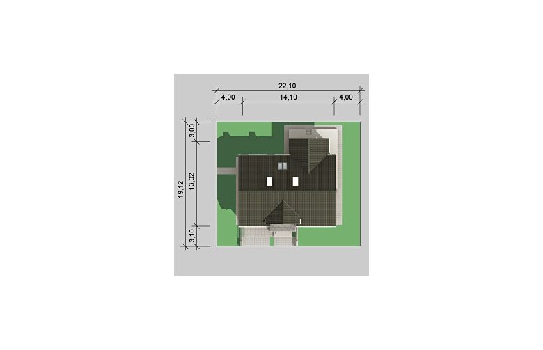 Projekt domu jednorodzinnego LK&603 - Usytuowanie