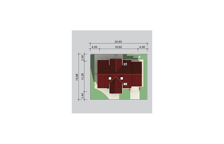 Projekt domu jednorodzinnego LK&604 - Usytuowanie