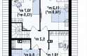 Projekt domu jednorodzinnego Z45 - rzut poddasza