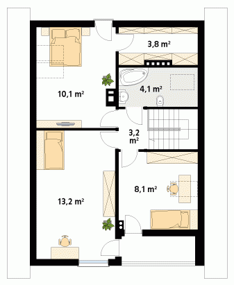 Rzut projektu Amarant dr-T