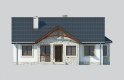 Projekt domu dwurodzinnego LK&610 - elewacja 1