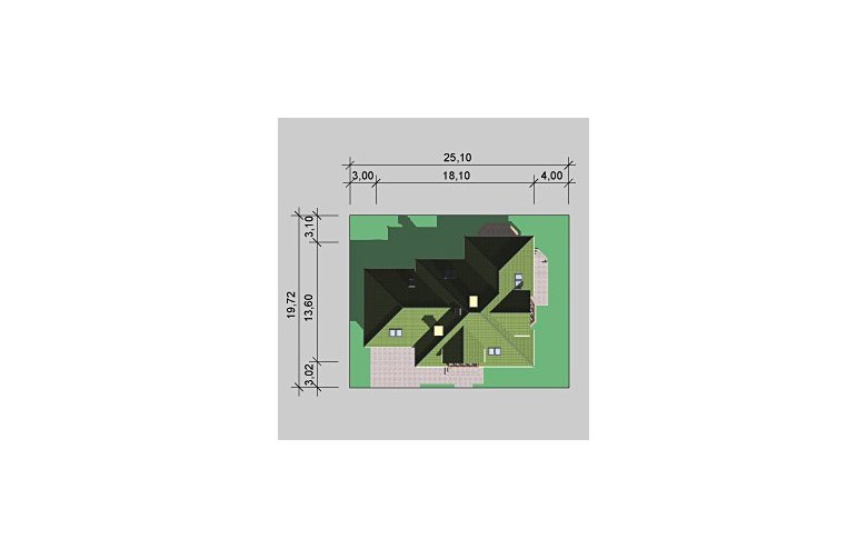 Projekt domu jednorodzinnego LK&614 - Usytuowanie